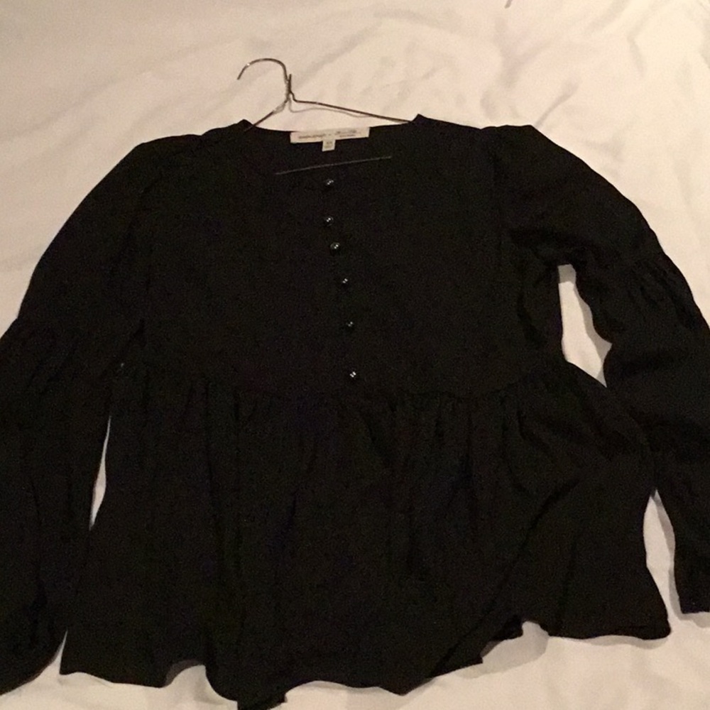 Banana republic by Olivia Palermo black flow top